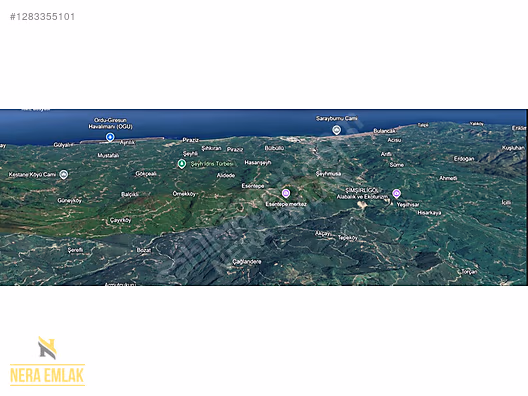 DENİZ SAHİLİNE YAKIN KADASTROYOLA CEPHE TEKTAPU 1.970m2 EV YERİ - GİRESUN PİRAZİZ fotoğraf 7