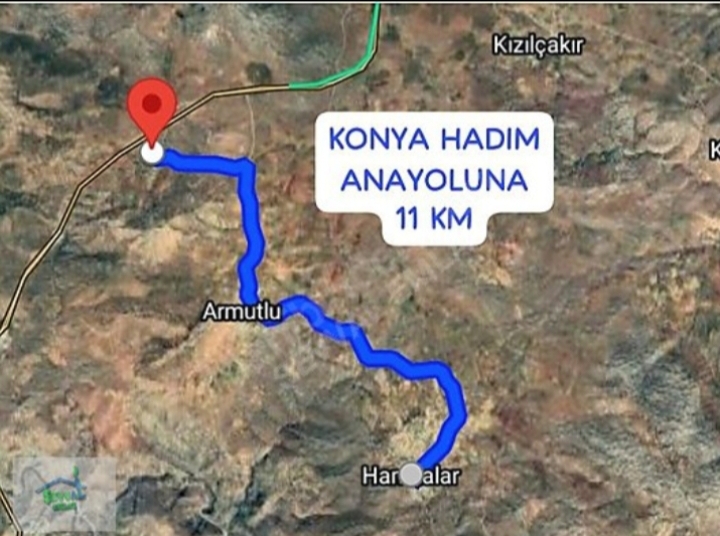 KONYA BOZKIR HAMZALAR KÖYÜNDE 4.606M² BAĞIMIZ SATILIKTIR. - KONYA BOZKIR fotoğraf 6