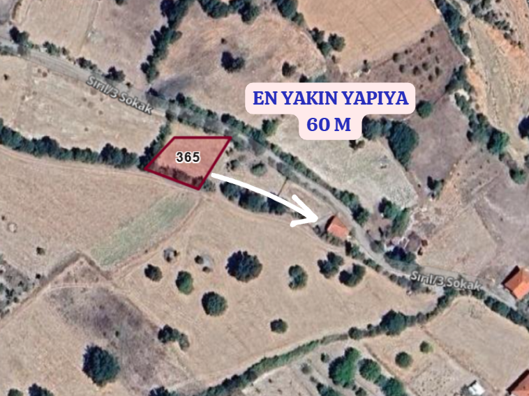 BURSA ORHANELİ SIRIL KÖYÜNDE 630 M² TARLA SATILIKTIR - BURSA ORHANELİ fotoğraf 4