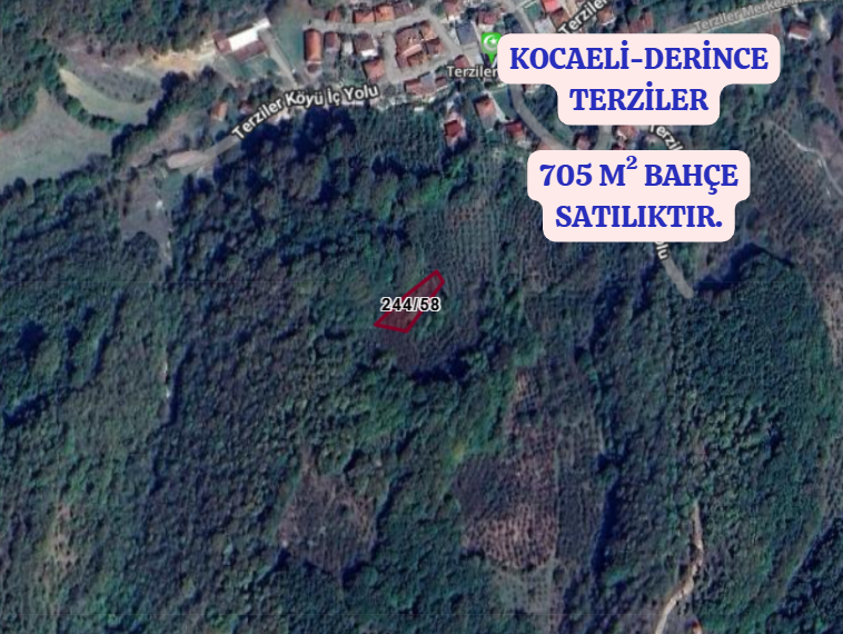 KOCAELİ DERİNCE TERZİLER   KÖYÜNDE  705   M²  BAHÇE  SATILIKTIR - KOCAELİ DERİNCE fotoğraf 2