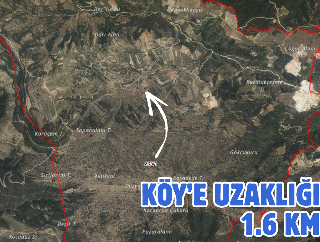 DENİZLİ BOZKURT HAYRETTİN 1.942 M² TARLAMIZ SATILIKTIR - DENİZLİ BOZKURT fotoğraf 3
