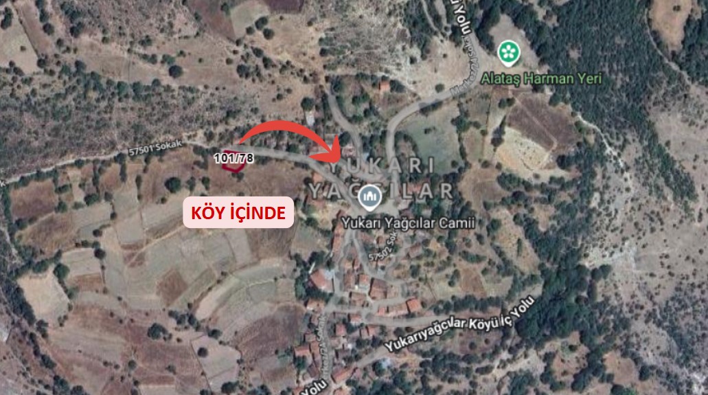 BALIKESİR DURSUNBEY YUKARI YAĞCILAR KÖYÜ’NDE 282 M² ARSA SATILIKTIR - BALIKESİR DURSUNBEY fotoğraf 4