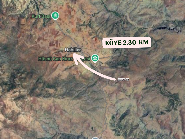 KONYA GÜNEYSINIR HABİLLER  KÖYÜNDE 3.856  M²  BAĞ  SATILIKTIR - KONYA GÜNEYSINIR fotoğraf 3