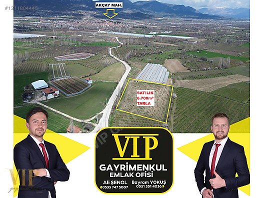 VİP GAYRİMENKUL'den ASFALT YOLA CEPHELİ 6.700m² TARLA - ANTALYA ELMALI fotoğraf 8