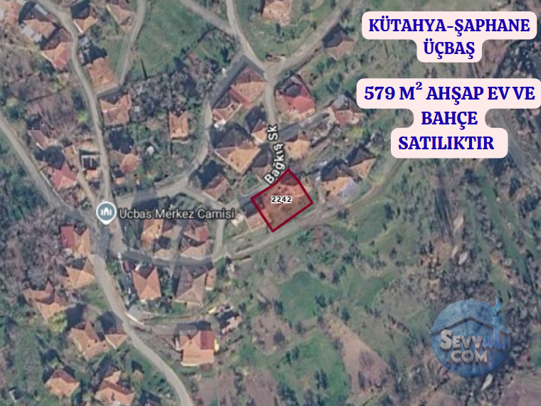 KÜTAHYA ŞAPHANE ÜÇBAŞ  KÖYÜNDE 579 M²  AHŞAP EV VE BAHÇESİ  SATILIKTIR - KÜTAHYA ŞAPHANE fotoğraf 2
