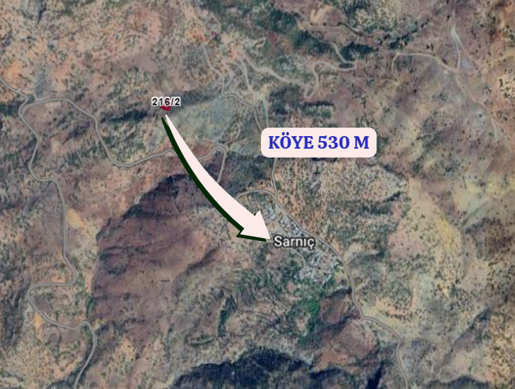 KONYA HADİM SARNIÇ KÖYÜNDE 1.403  M² TARLA  SATILIKTIR - KONYA HADİM fotoğraf 4