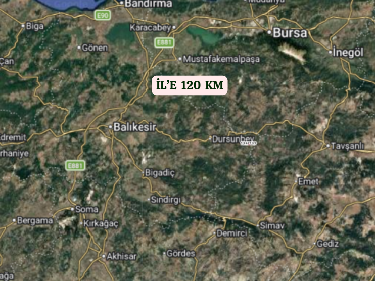 BALIKESİR DURSUNBEY GÖKÇEDAĞ KÖYÜNDE 1.018   M²  ARSA  SATILIKTIR - BALIKESİR DURSUNBEY fotoğraf 8