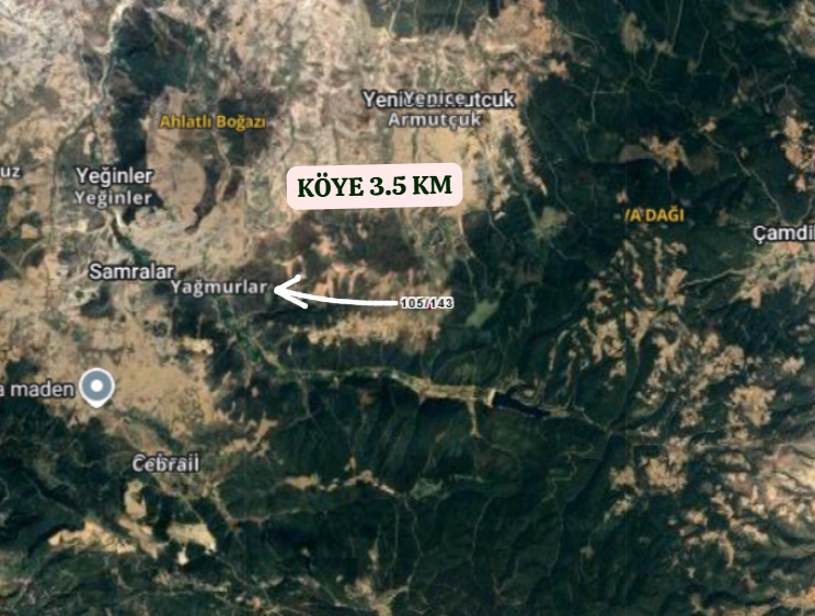 KÜTAHYA GEDİZ YAĞMURLAR KÖYÜNDE 4.273  M² TARLA  SATILIKTIR - KÜTAHYA GEDİZ fotoğraf 4