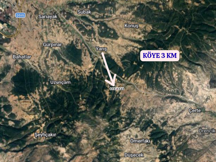 KÜTAHYA EMET YARIŞ  KÖYÜNDE  5.267 M²  TARLA  SATILIKTIR - KÜTAHYA EMET fotoğraf 4