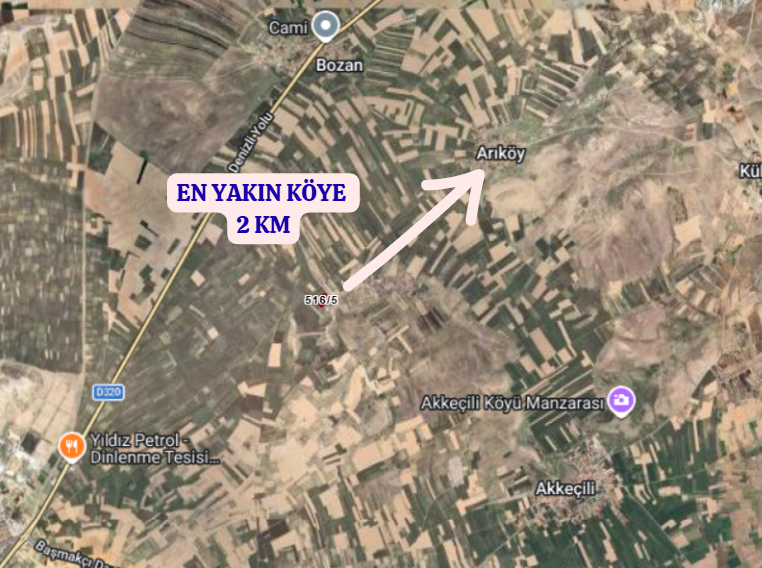 AFYONKARAHİSAR DAZKIRI ESENTEPE  KÖYÜNDE 8.216  M² TARLA  SATILIKTIR - AFYONKARAHİSAR DAZKIRI fotoğraf 4