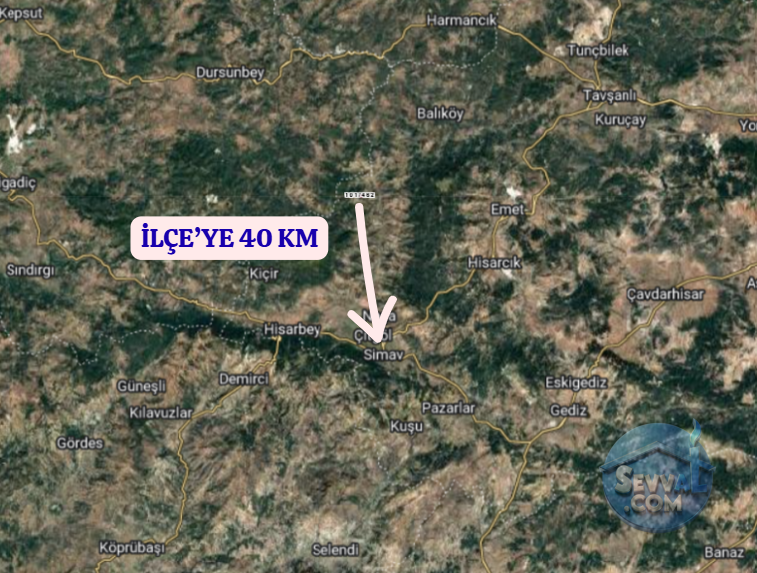 KÜTAHYA SİMAV HASANÖREN  KÖYÜNDE  7.016 M² TARLA  SATILIKTIR - KÜTAHYA SİMAV fotoğraf 5