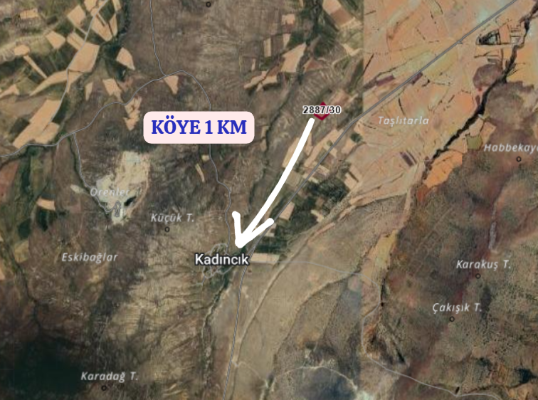 ESKİŞEHİR SİVRİHİSAR KADINCIK  KÖYÜNDE 8.413 M²  TARLA  SATILIKTIR - ESKİŞEHİR SİVRİHİSAR fotoğraf 4