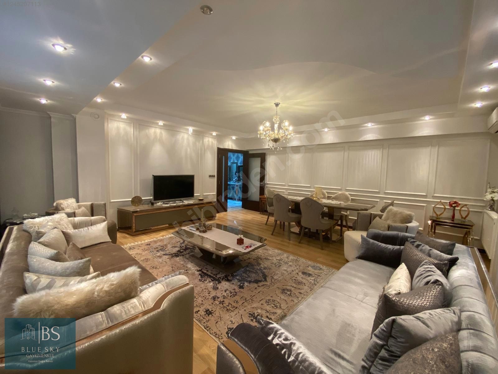 KIBRISŞEHİTLER'DE SATILIK İÇİ YENİLENMİŞ 220 M2 GENİŞ DAİRE - DENİZLİ PAMUKKALE fotoğraf 3