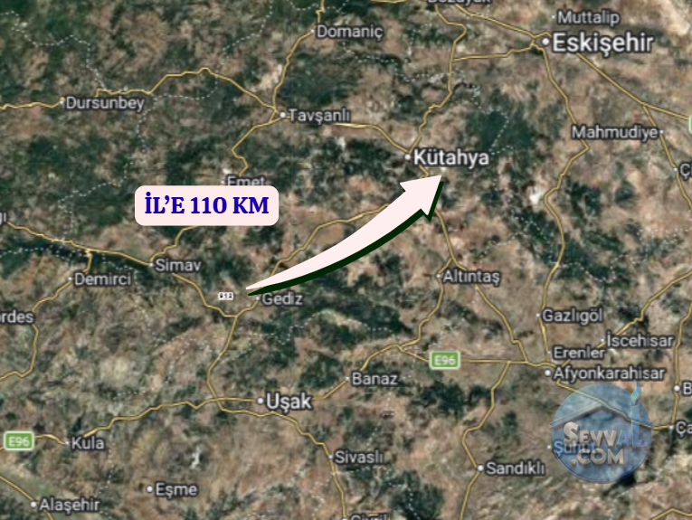 KÜTAHYA ŞAPHANE ÜÇBAŞ  KÖYÜNDE 179 M²  TARLA  SATILIKTIR - KÜTAHYA ŞAPHANE fotoğraf 6