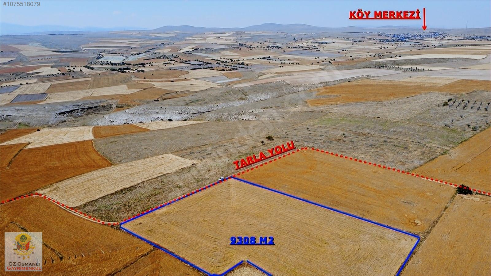 SULTANDAĞINDA 9.300 M2 KÖYE YAKIN SATILIK DÜZ TARLA - AFYONKARAHİSAR SULTANDAĞI fotoğraf 7