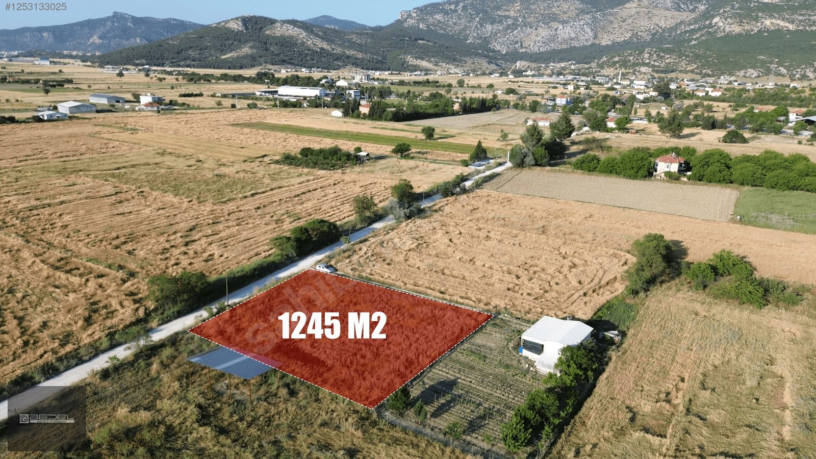 SATILIK BUCAK SUSUZ KÖYÜNDE 1245 M2 TARLA - BURDUR BUCAK fotoğraf 4