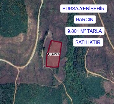 BURSA YENİŞEHİR BARCIN MAH. 9.801M² TARLA  SATILIKTIR - BURSA YENİŞEHİR fotoğraf 2