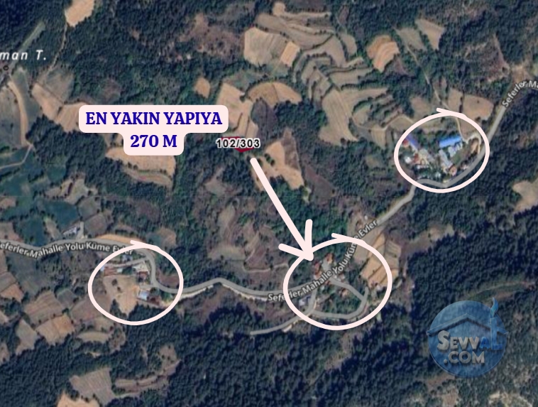 BOLU GÖYNÜK ÇAYLAK KÖYÜNDE 768 M² TARLA SATILIKTIR - Bolu Göynük fotoğraf 2