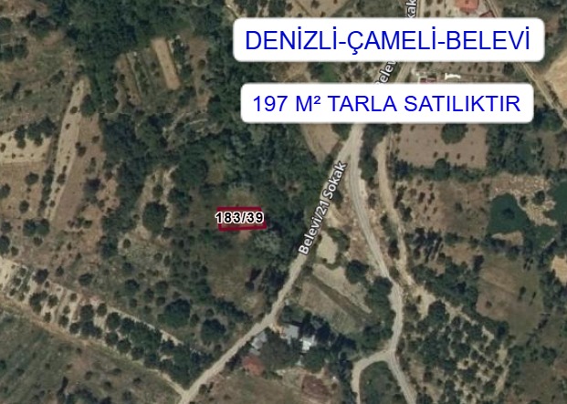 DENİZLİ ÇAMELİ BELEVİ  KÖYÜNDE 197 M² TARLAMIZ SATILIKTIR - DENİZLİ ÇAMELİ fotoğraf 2