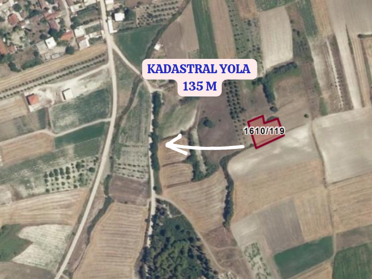 BURSA KARACABEY İNKAYA KÖYÜNDE 1.259 M²  BAĞ SATILIKTIR - BURSA KARACABEY fotoğraf 3