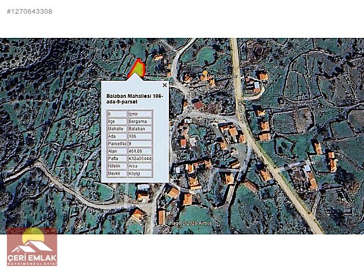 İZMİR BERGAMA BALABAN MH. 461MT² - İZMİR BERGAMA fotoğraf 5