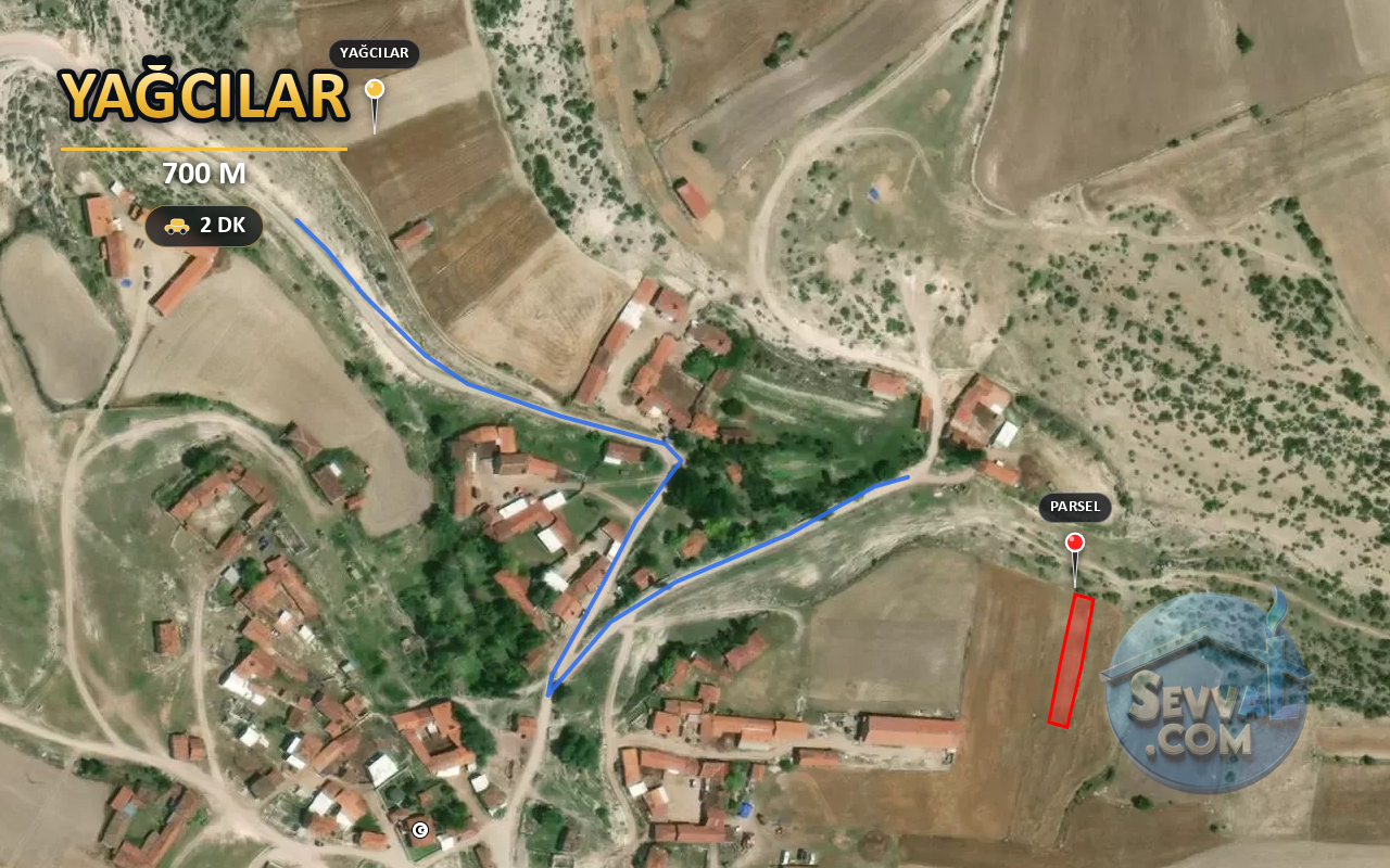 KÜTAHYA ASLANAPA YAĞCILAR 468 m² SATILIK ARSA - KÜTAHYA ASLANAPA fotoğraf 6