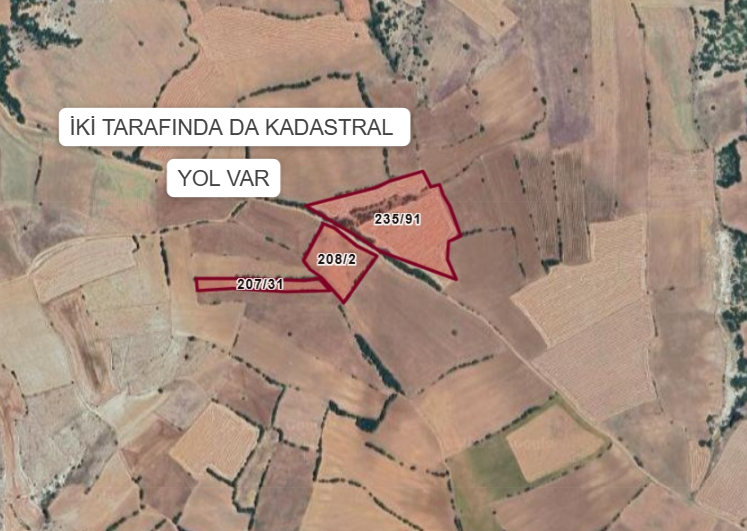KONYA ILGIN GEÇİT  KÖYÜNDE 8.283 M² TARLA  SATILIKTIR - KONYA ILGIN fotoğraf 3
