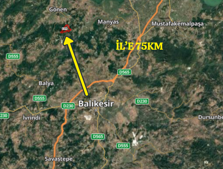 BALIKESİR GÖNEN ÇOBANHAMİDİYE KÖYÜNDE 4.900 M² TARLA SATILIKTIR. - BALIKESİR GÖNEN fotoğraf 6