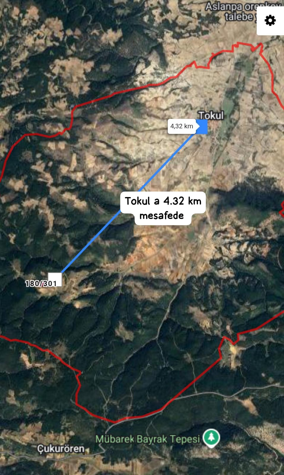 Sahibinden 3 dönüm tarla (son hafta)   2.939m²  Kütahya / Aslanapa / Tokul Köyü - KÜTAHYA ASLANAPA fotoğraf 3