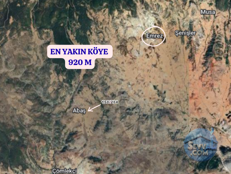 KÜTAHYA ASLANAPA EMREZ VE ABAŞ   KÖYÜNDE  1.248,1.457 VE 934 M² TOPLAM 3 TARLA   - KÜTAHYA ASLANAPA fotoğraf 5