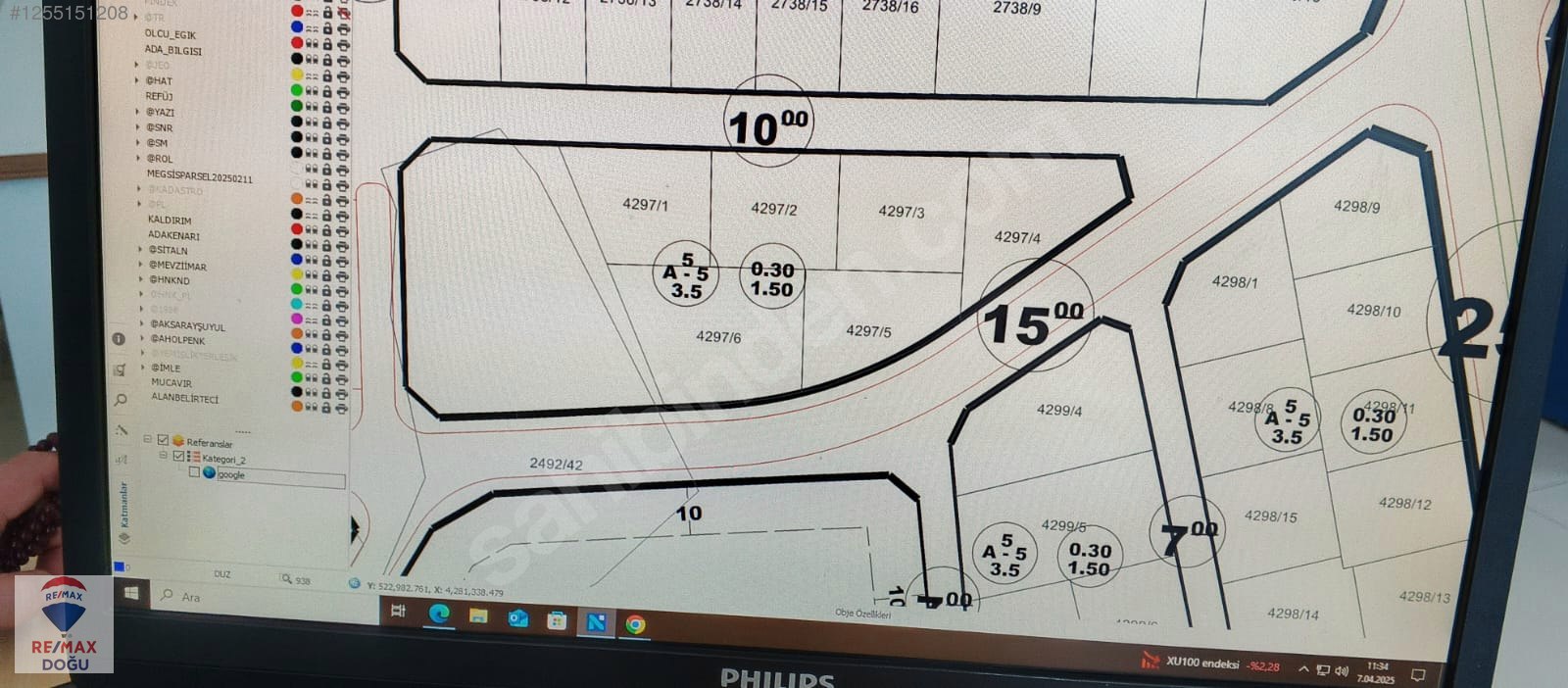 RE/MAX DOĞU'DAN ÇATALÇEŞME (MORNİK) MAHALLESİ 5 KAT İMARLI ARSA - ELAZIĞ MERKEZ fotoğraf 4