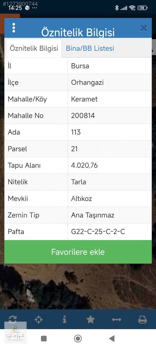 BURSA İZNİK KERAHMET 4 DÖNÜM UYGUN FİYAT - BURSA ORHANGAZİ fotoğraf 3