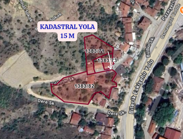 BİLECİK MERKEZ İSTASYON  KÖYÜNDE 1.024  M²   KARGİR EV VE BAĞ  SATILIKTIR - BİLECİK MERKEZ fotoğraf 3