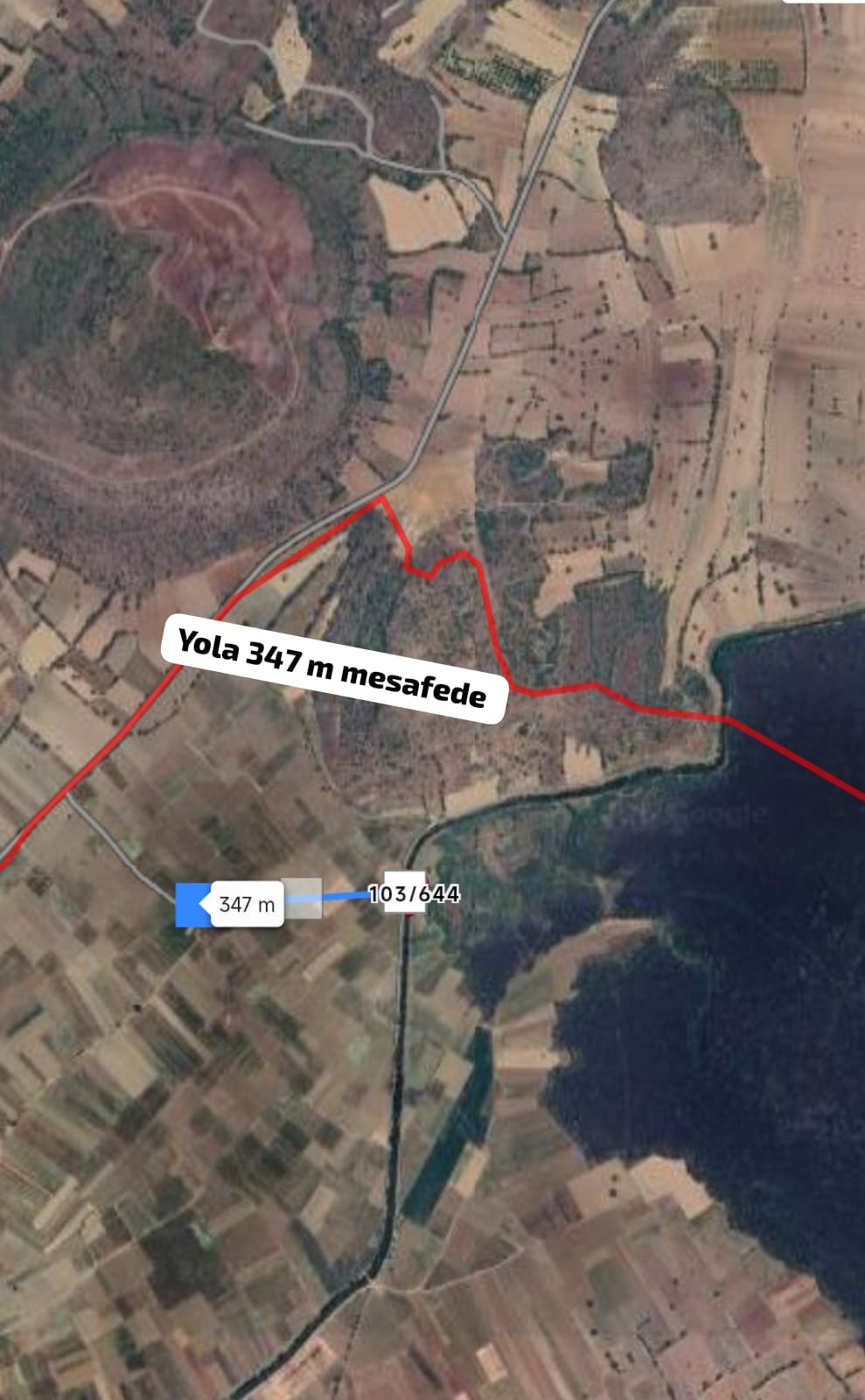 MANİSA KULA GÖKÇEÖREN/KALE 805M² TARLAMIZ SATILIK - MANİSA KULA fotoğraf 3
