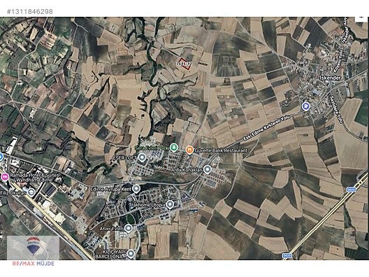 EDİRNE MERKEZ KOCASİNAN MAH.7.223 M2 RESMİ YOLA CEPHELİ TARLA - EDİRNE MERKEZ fotoğraf 6