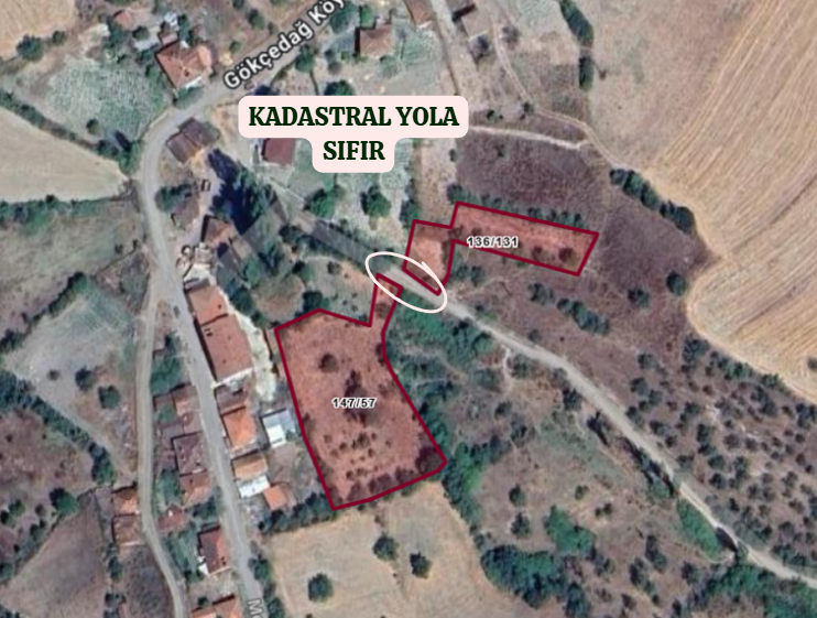 BALIKESİR DURSUNBEY GÖKÇEDAĞ KÖYÜNDE 1.018   M²  ARSA  SATILIKTIR - BALIKESİR DURSUNBEY fotoğraf 3