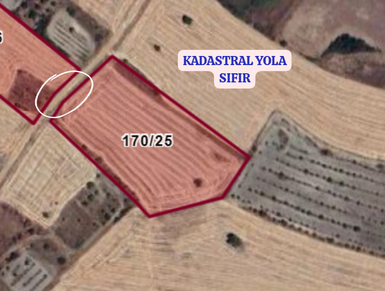 EDİRNE LALAPAŞA ÇÖMLEKAKPINAR  KÖYÜNDE 10.383 M TARLA SATILIKTIR - EDİRNE LALAPAŞA fotoğraf 3
