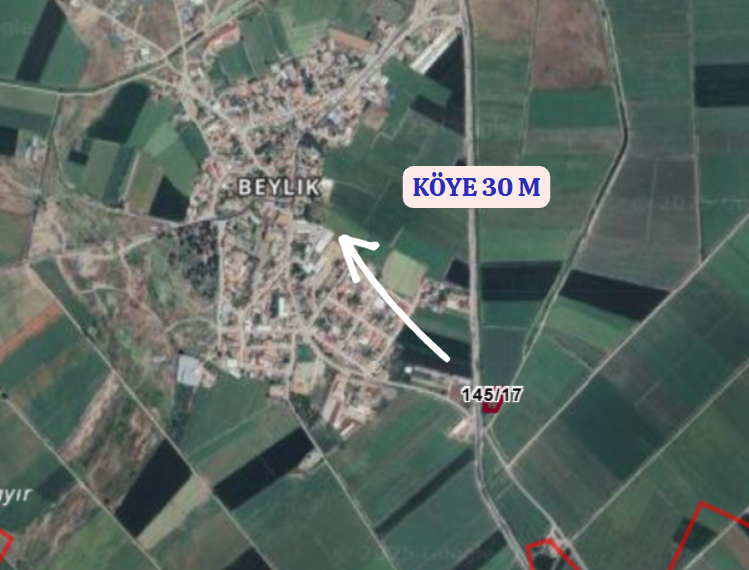 BURSA KARACABEY BEYLİK KÖYÜNDE 1.862  M² TARLA SATILIKTIR - BURSA KARACABEY fotoğraf 4