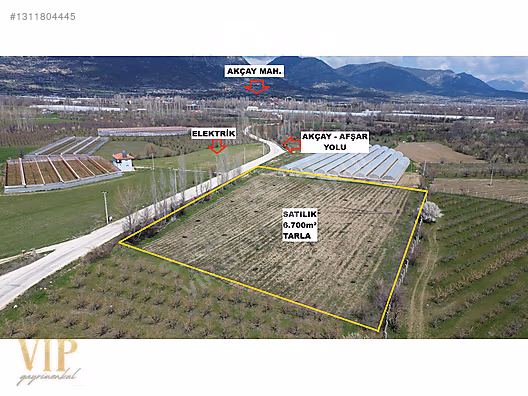VİP GAYRİMENKUL'den ASFALT YOLA CEPHELİ 6.700m² TARLA - ANTALYA ELMALI fotoğraf 9