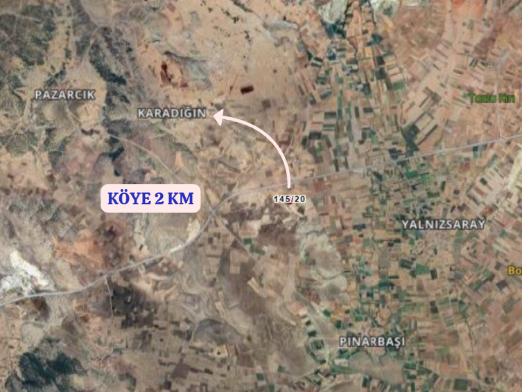 KÜTAHYA ASLANAPA KARADEĞİN  KÖYÜ’NDE 2.670 M² TARLA SATILIKTIR - KÜTAHYA ASLANAPA fotoğraf 4