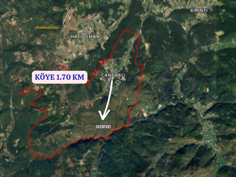 BURSA İZNİK CANDARLI  KÖYÜNDE 2.000  M² TARLA  SATILIKTIR - BURSA İZNİK fotoğraf 3