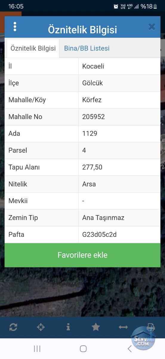 HALIDERE KÖRFEZ MH. 277 M2 %30 KONUT İMARLI KÜÇÜK PARSEL - Kocaeli Gölcük fotoğraf 10
