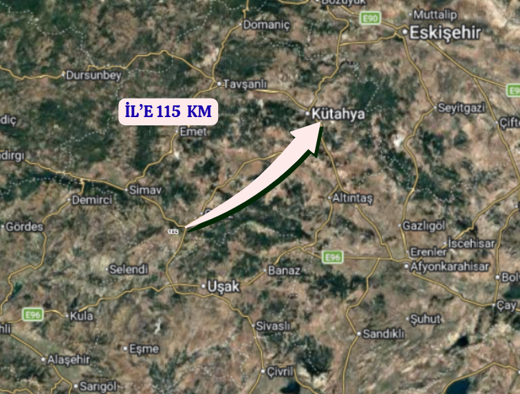 KÜTAHYA GEDİZ KIZILÜZÜM  KÖYÜNDE  972  M²  TARLA  SATILIKTIR - KÜTAHYA GEDİZ fotoğraf 6