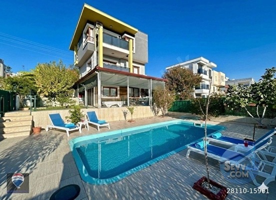 KUŞADASI SATILIK 4+1 HAVUZLU VİLLA SOĞUCAK'TA - AYDIN KUŞADASI fotoğraf 31