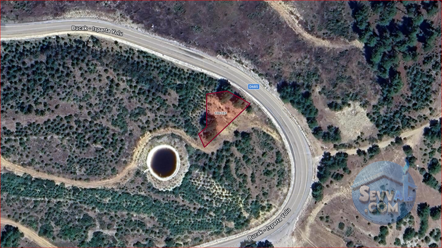 ÇAMLIDERE KÖYÜNDE BUCAK-ISPARTA KARAYOLUNA SIFIR FIRSAT TARLA - BURDUR AĞLASUN fotoğraf 3