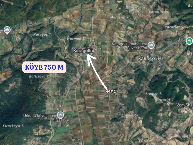 KOCAELİ DERİNCE KARAGÖLLÜ  KÖYÜ’NDE 612 M² TARLA SATILIKTIR - KOCAELİ DERİNCE fotoğraf 7