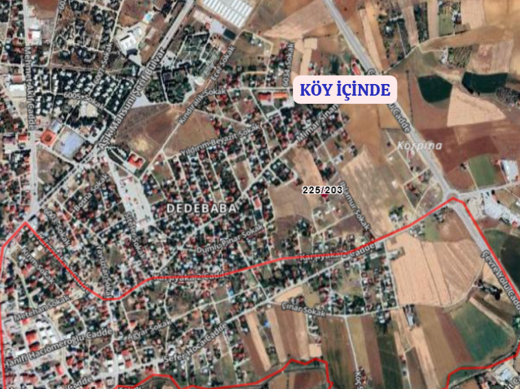 KAHRAMANMARAŞ AFŞİN DEDEBABA  KÖYÜNDE 551  M² ARSA  SATILIKTIR - KAHRAMANMARAŞ AFŞİN fotoğraf 5