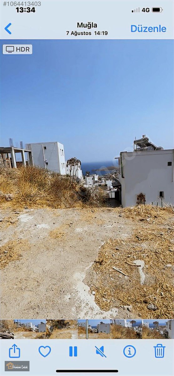 BODRUM YAHŞİ'DE DENİZ MANZARALI TRİPLEKS VİLLA İMARLI ARSA - MUĞLA BODRUM fotoğraf 4