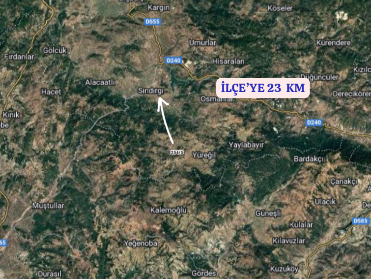 BALIKESİR SINDIRGI YÜREĞİL  KÖYÜNDE 1.066 M² TARLA SATILIKTIR - BALIKESİR SINDIRGI fotoğraf 5