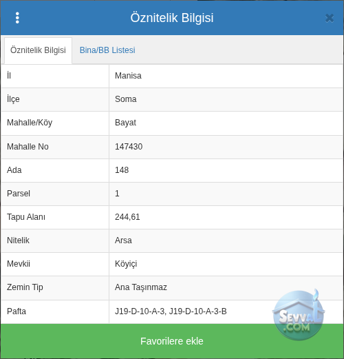 MANİSA SOMA BAYAT 245 m² SATILIK ARSA - MANİSA SOMA fotoğraf 3